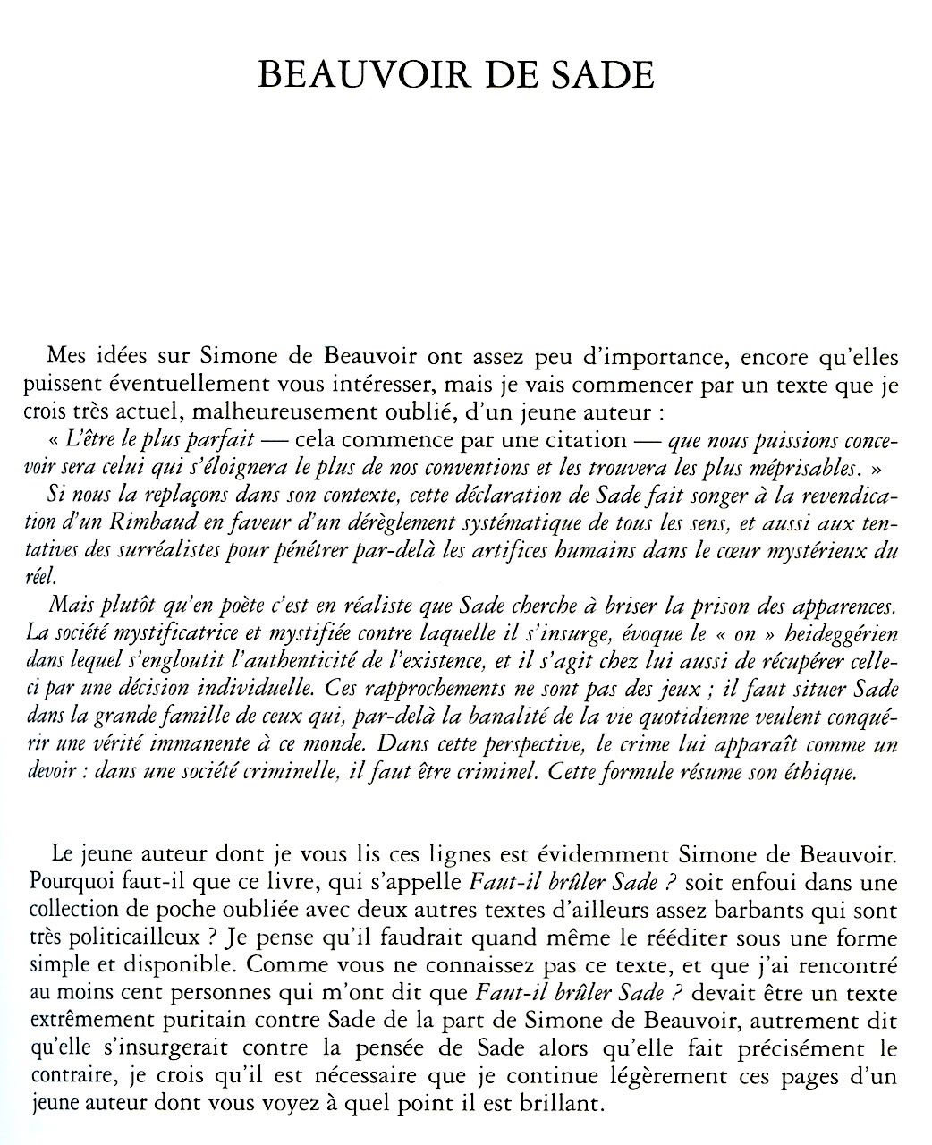Beauvoir